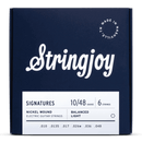 Stringjoy Signatures - Balanced Light Gauge (10-48) Nickel Wound Electric Guitar Strings