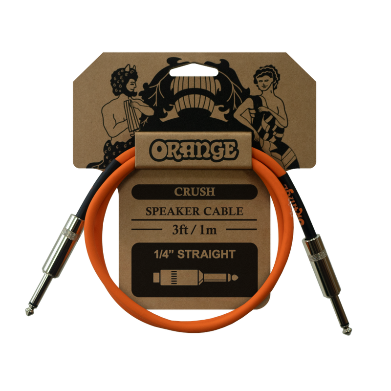 Orange Crush 3ft Speaker Cable
