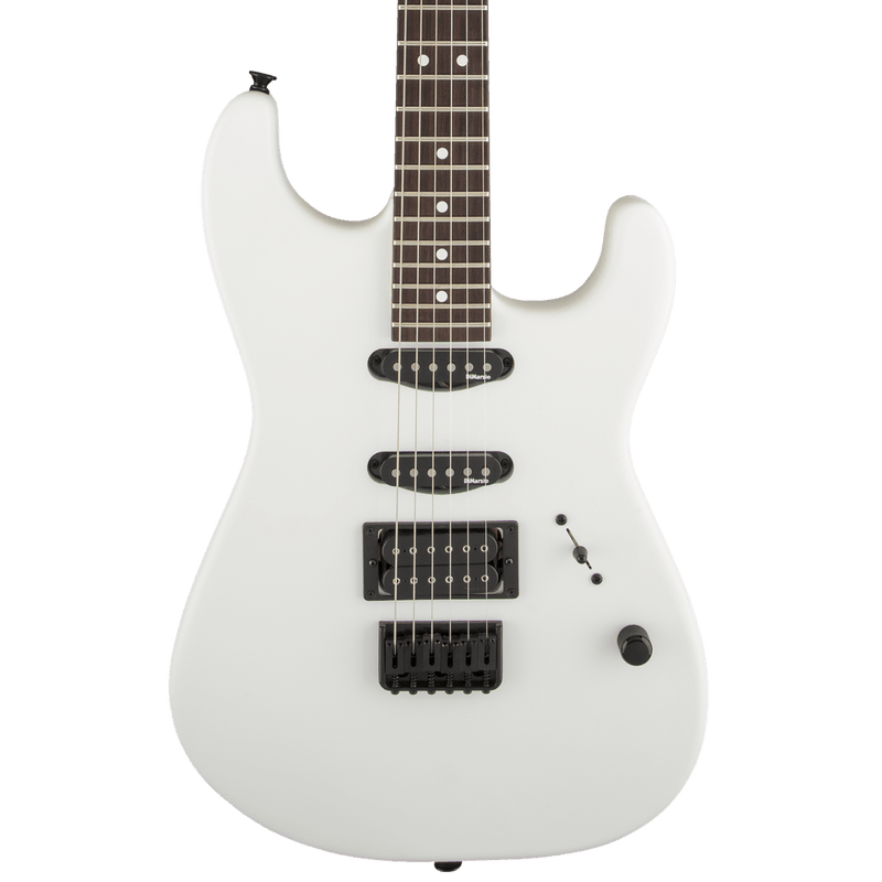 Charvel USA Select San Dimas Style 1 HSS HT - Snow Blind Satin with Case - Safe Haven Music