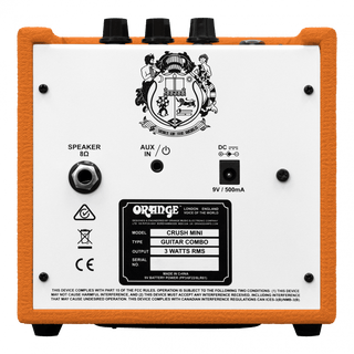 Orange Crush Mini 3-Watt 1x4" Guitar Combo Amp - Orange