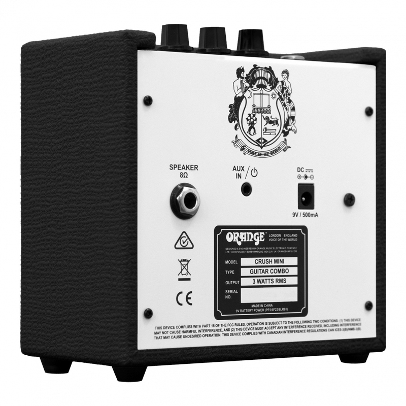 Orange Crush Mini 3-Watt Combo Amp - Black