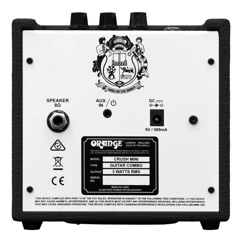 Orange Crush Mini 3-Watt Combo Amp - Black