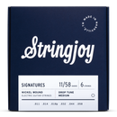 Stringjoy Signatures Drop Tune Medium Gauge (11-58) Nickel Wound Electric Guitar Strings