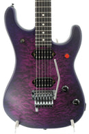 EVH 5150 Deluxe Electric Guitar QM - Satin Purple Daze with EVH Hardshell Case