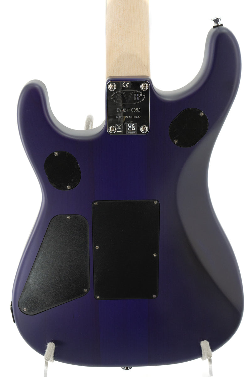 EVH 5150 Deluxe Electric Guitar QM - Satin Purple Daze with EVH Hardshell Case