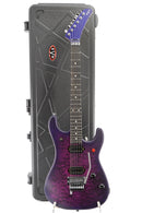 EVH 5150 Deluxe Electric Guitar QM - Satin Purple Daze with EVH Hardshell Case