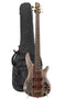 Ibanez SR5CMDX - 5 String Bass with Gig Bag - Black Ice Low Gloss