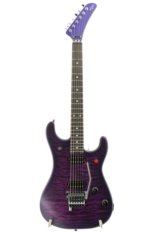 Used EVH 5150 Deluxe Electric Guitar QM - Satin Purple Daze - Ser. EVH2113695