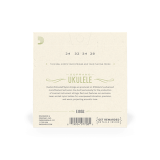 D'Addario Soprano Ukulele Strings - Safe Haven Music