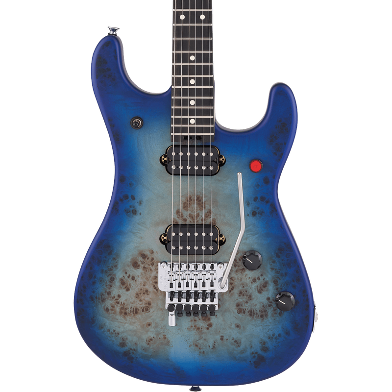 EVH 5150 Series Deluxe Poplar Burl - Aqua Burst