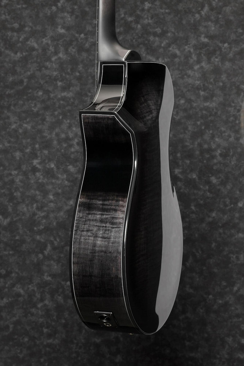 Ibanez AEWC400 Acoustic Guitar - Transparent Black Sunburst High Gloss