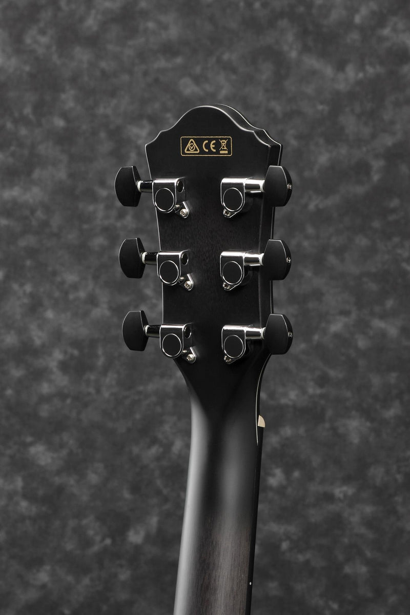 Ibanez AEWC400 Acoustic Guitar - Transparent Black Sunburst High Gloss