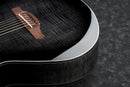 Ibanez AEWC400 Acoustic Guitar - Transparent Black Sunburst High Gloss