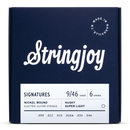 StringJoy Signature - Husky Super Light Gauge (9-46) Nickel Wound Electric Guitar Strings