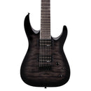 Jackson JS Series Dinky Arch Top JS22Q-7 DKA HT - Transparent Black Burst