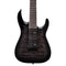 Jackson JS Series Dinky Arch Top JS22Q-7 DKA HT - Transparent Black Burst