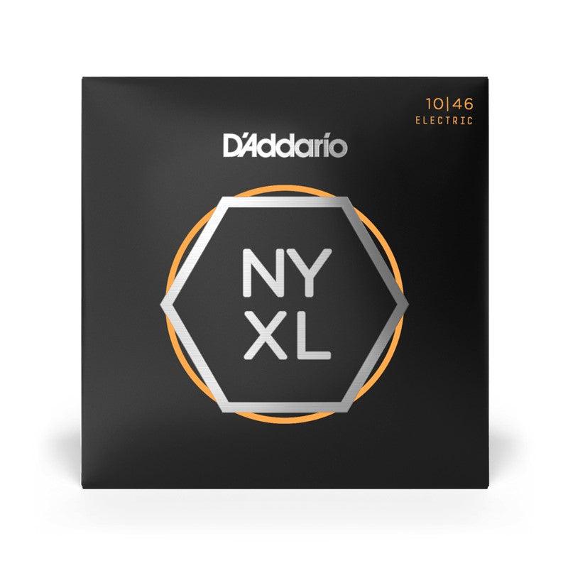 D'Addario NYXL1046 Nickel Wound Electric Guitar Strings, Regular Light, 10-46 - Safe Haven Music