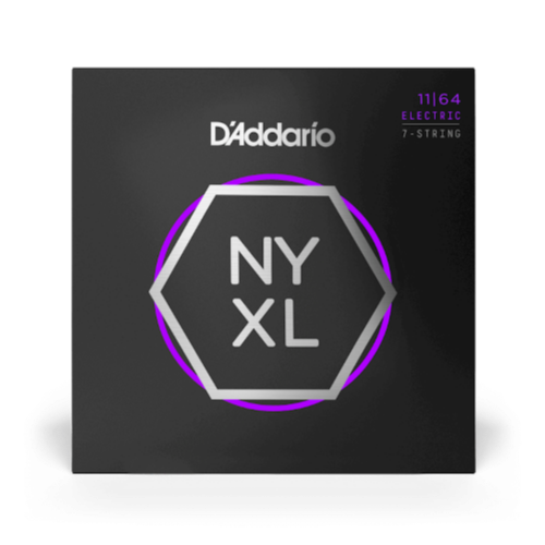D'Addario NYXL Nickel Wound 7-String Electric Guitar Strings - Medium 11-64