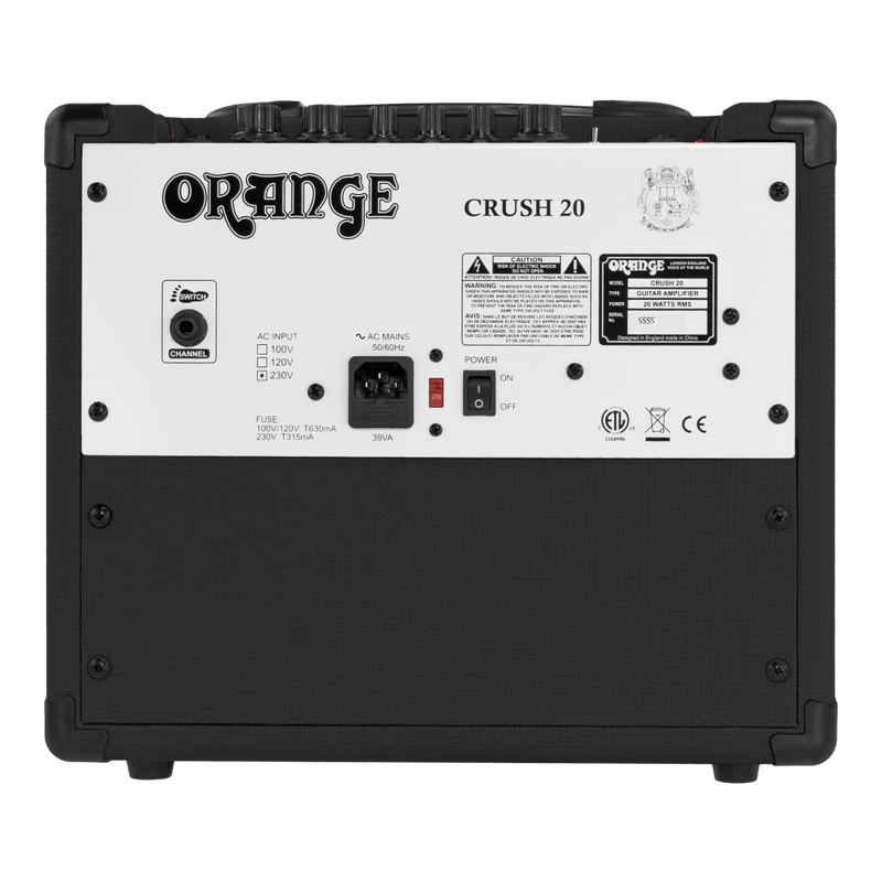 Orange Crush 20 1x8" 20-Watt Combo Amp -Black