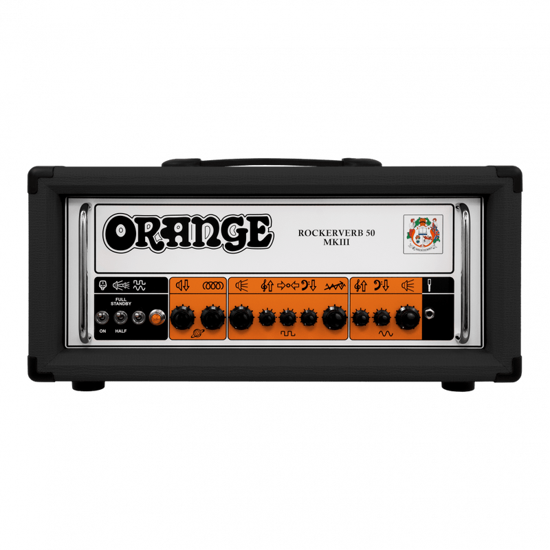 Orange Rockerverb 50 MKIII - 50-watt 2-channel Tube Head - Black