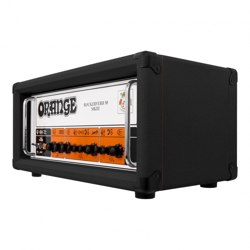 Orange Rockerverb 50 MKIII - 50-watt 2-channel Tube Head - Black