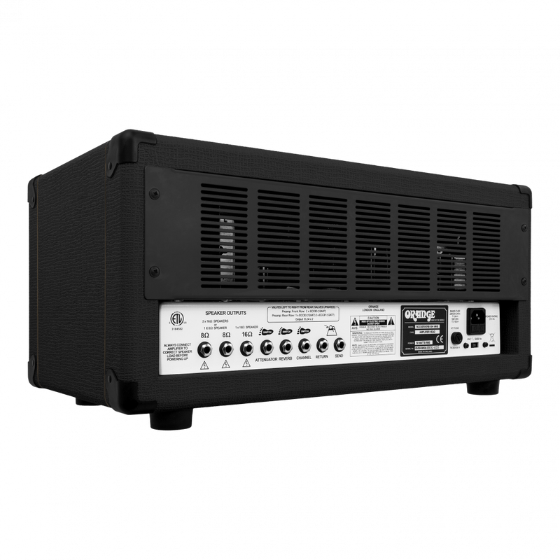 Orange Rockerverb 50 MKIII - 50-watt 2-channel Tube Head - Black