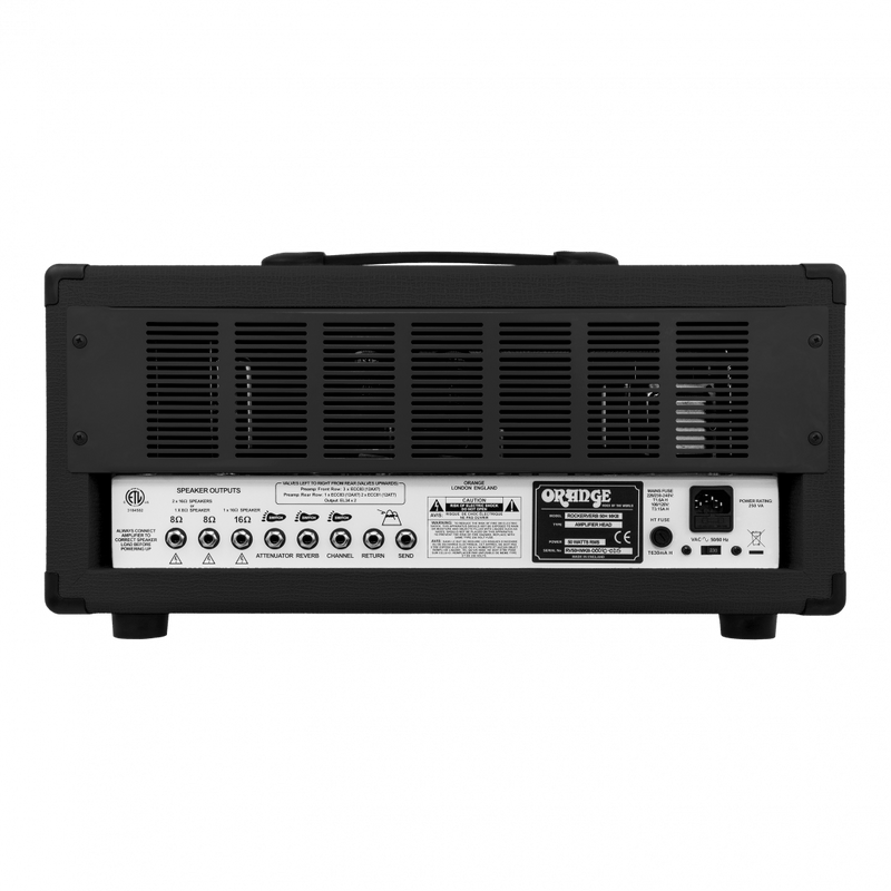 Orange Rockerverb 50 MKIII - 50-watt 2-channel Tube Head - Black