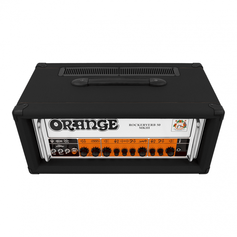 Orange Rockerverb 50 MKIII - 50-watt 2-channel Tube Head - Black