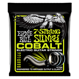 Ernie Ball Regular Slinky Cobalt 7-String Electric Guitar Strings - 10-56 Gauge