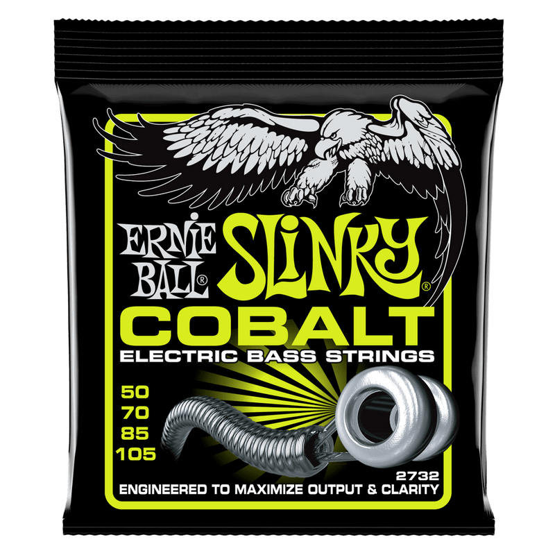Ernie Ball Regular Slinky Cobalt Electric Bass Strings - 50-105 Gauge