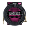 Ernie Ball 18' Braided Straight / Angle Instrument Cable - Black w/Gold Connectors - Safe Haven Music