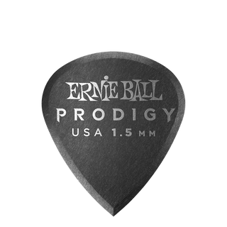 Ernie Ball 1.5 mm Black Mini Prodigy Picks - 6 Pack - Safe Haven Music