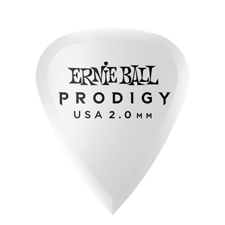 Ernie Ball 2.0mm White Standard Prodigy Picks 6-pack - Safe Haven Music