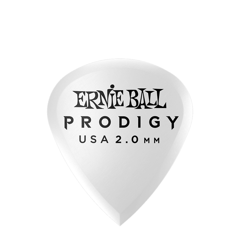 Ernie Ball 2.0mm White Mini Prodigy Picks 6-pack - Safe Haven Music