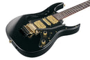 Ibanez PIA3761XB Steve Vai Signature 6str Electric Guitar w/Case - Onyx Black