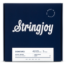 Stringjoy Light Gauge (45-125) 5 String Long Scale Nickel Wound Bass Guitar Strings