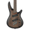 Ibanez SRC6MS Bass Workshop 6-String Multi-Scale Electric Bass - Black Stained Burst Low Gloss