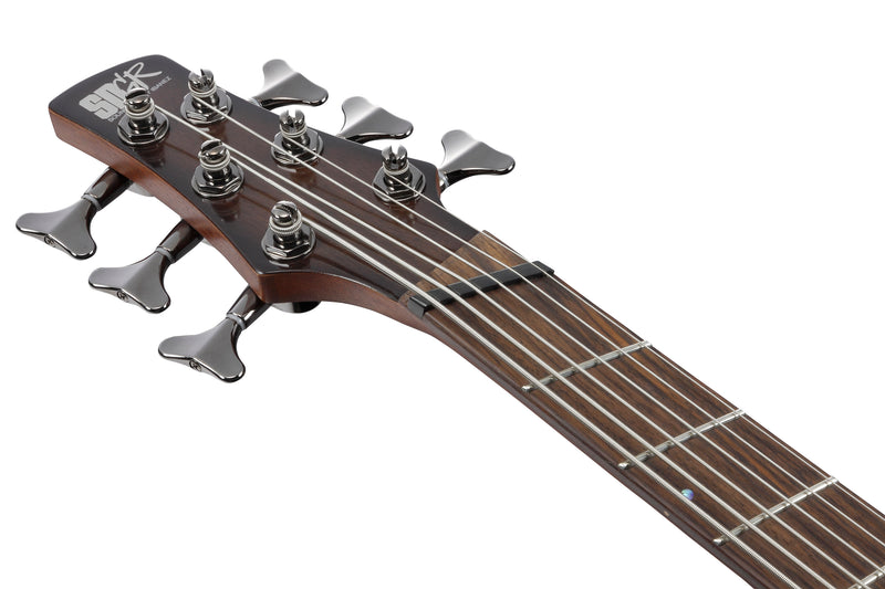 Ibanez SRC6MS Bass Workshop 6-String Multi-Scale Electric Bass - Black Stained Burst Low Gloss