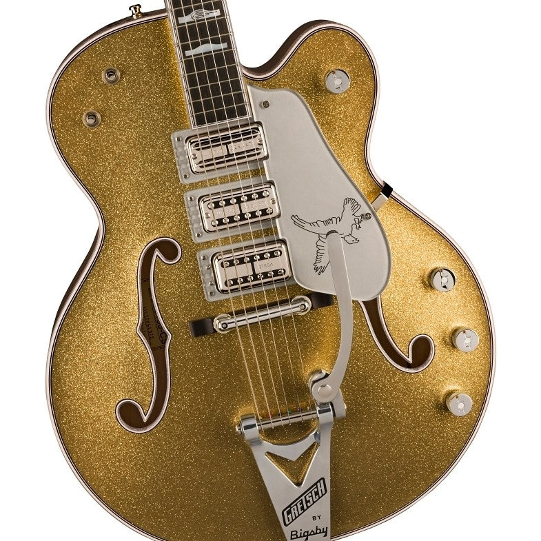 Gretsch Custom Shop Limited Edition G6136 Triple Pickup Falcon - Gold Sparkle - PRE ORDER