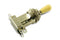 Switchcraft 3 Position Short Frame Toggle Switch - Cream Tip