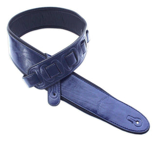 Walker and Williams G-25 Royal Blue Strap with Padded Glove Leather Back - Safe Haven Music