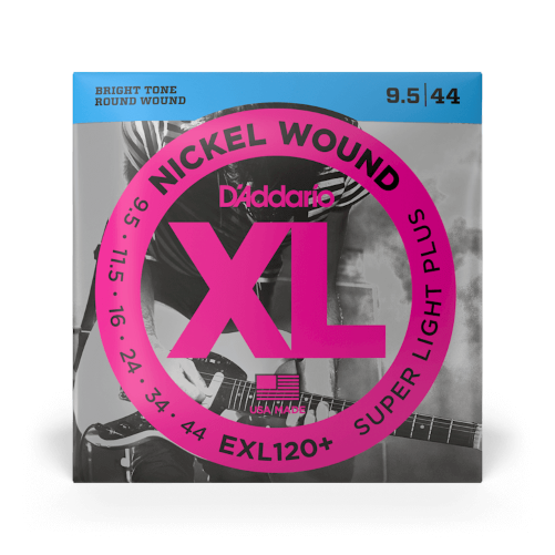 D'Addario 9.5-44 Super Light Plus, XL Nickel Electric Guitar Strings