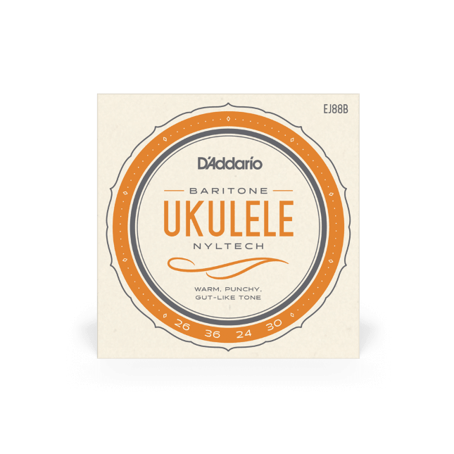 D'Addario EJ88B Nyltech Ukulele Strings, Baritone - Safe Haven Music