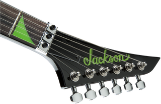 Jackson X Series Rhoads RRX24 - Black with Neon Green Bevels