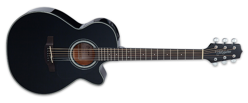 Takamine G30 Series GF30CE Acoustic-Electric Guitar - Gloss Black