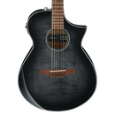 Ibanez AEWC400 Acoustic Guitar - Transparent Black Sunburst High Gloss
