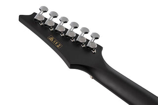 Used Ibanez Altstar ALT20 Acoustic Electric Guitar - Weathered Black - Lifting Bridge