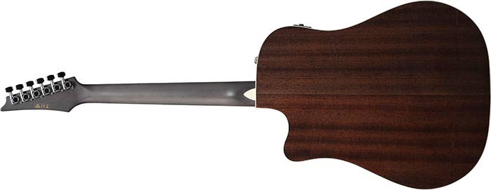 Ibanez ALT30FMTKS Altstar Acoustic-Electric Guitar - Trasnparent Black Sunburst High Gloss