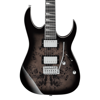 Ibanez GRG220PA1 6-String Electric Guitar - Transparent Brown Black Burst