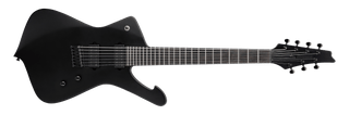 Ibanez Iceman ICTB721 Iron Label 7-String Electric Guitar - Black Flat